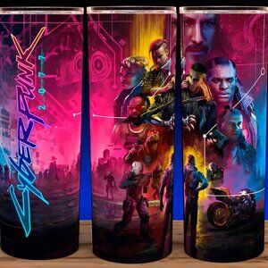 Cyberpunk 2077 Gaming Cup Mug Tumbler 20oz